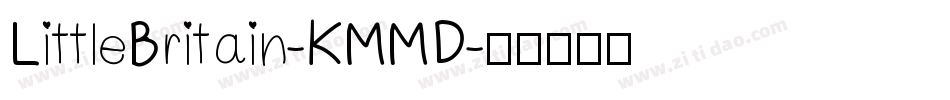 LittleBritain-KMMD字体转换