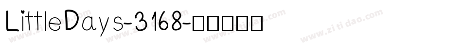 LittleDays-3168字体转换