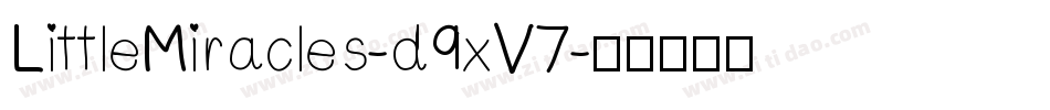 LittleMiracles-d9xV7字体转换