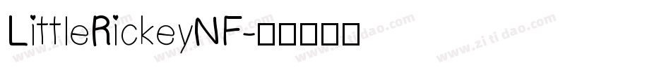 LittleRickeyNF字体转换