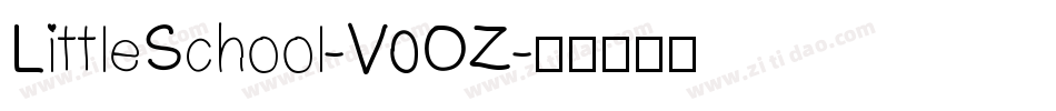 LittleSchool-V0OZ字体转换