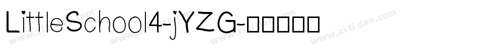 LittleSchool4-jYZG字体转换