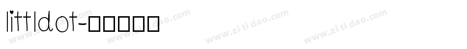 littldot字体转换