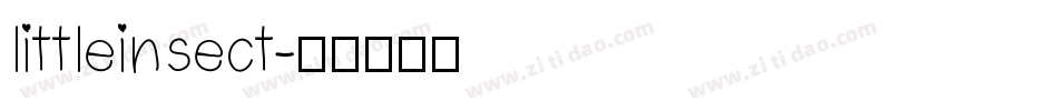 littleinsect字体转换