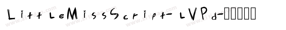 LittleMissScript-lVPd字体转换