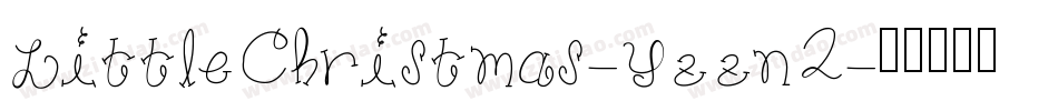 LittleChristmas-Yzzn2字体转换