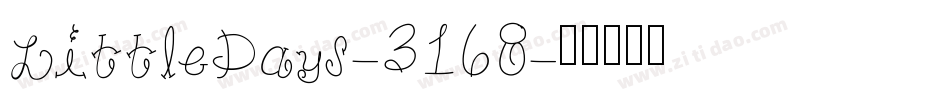 LittleDays-3168字体转换