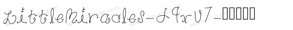 LittleMiracles-d9xV7字体转换