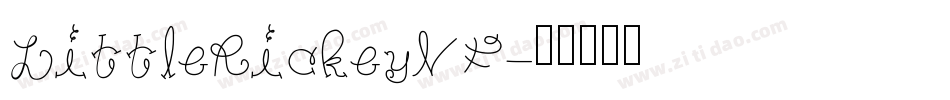 LittleRickeyNF字体转换