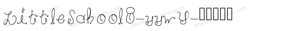 LittleSchool8-yywY字体转换