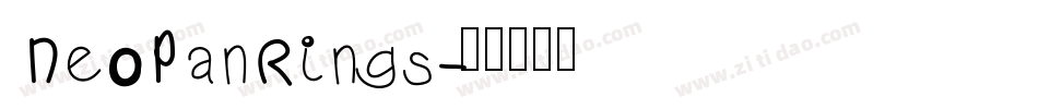 NeoPanRings字体转换
