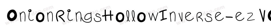 OnionRingsHollowInverse-ezVO字体转换