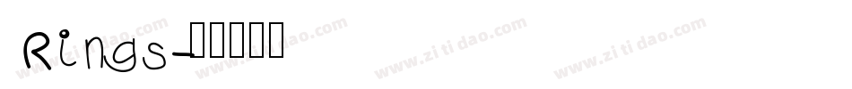 Rings字体转换