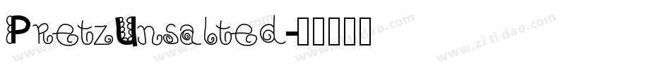 PretzUnsalted字体转换