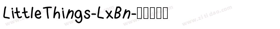 LittleThings-LxBn字体转换