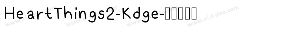 HeartThings2-Kdge字体转换