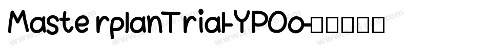 MasterplanTrial-YPOo字体转换