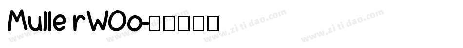 MullerWOo字体转换