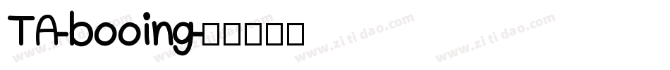 TA-booing字体转换