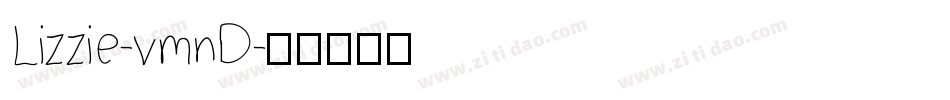 Lizzie-vmnD字体转换