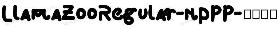 LlamaZooRegular-npPP字体转换