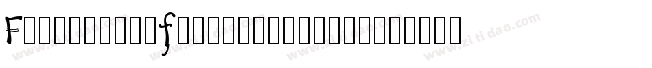 FantasticmfInitials-21Lo字体转换