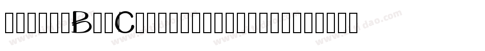 LoTypeBQ-CondensedMedium字体转换