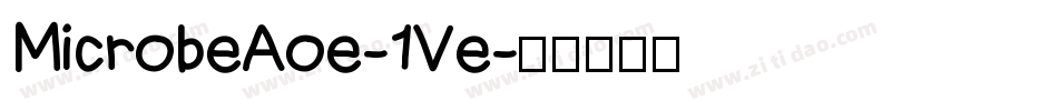 MicrobeAoe-1Ve字体转换