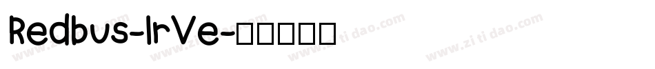 Redbus-lrVe字体转换