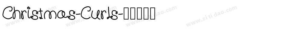 Christmas-Curls字体转换