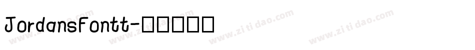 JordansFontt字体转换
