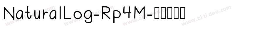 NaturalLog-Rp4M字体转换