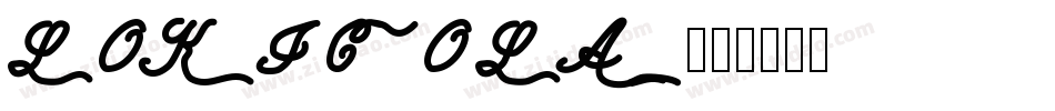 LOKICOLA字体转换