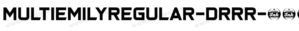 MultiemilyRegular-DRrR字体转换