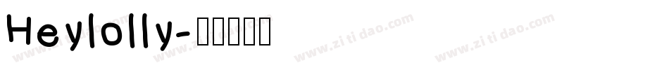 Heylolly字体转换