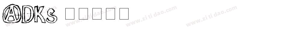 ADKS字体转换