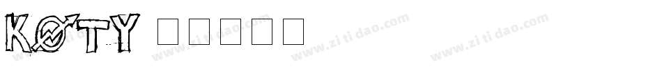 Koty字体转换