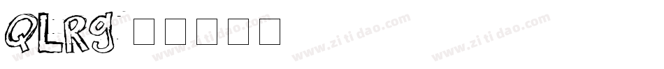 QLRG字体转换
