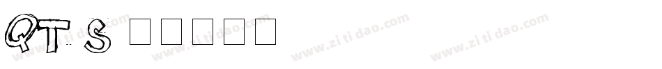 QT-s字体转换