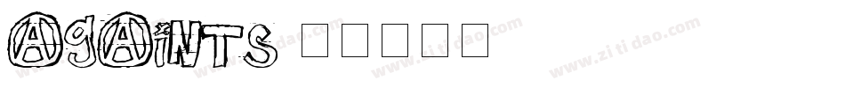 againts字体转换