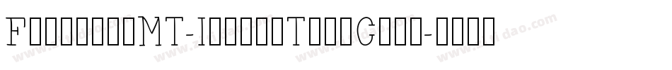 FournierMT-ItalicTallCaps字体转换