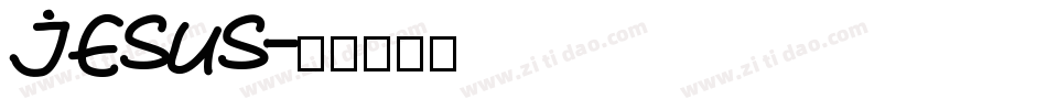jesus字体转换
