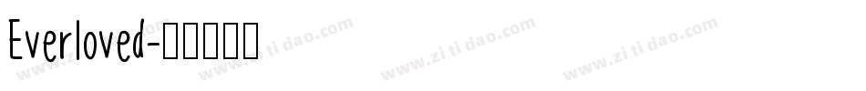 Everloved字体转换