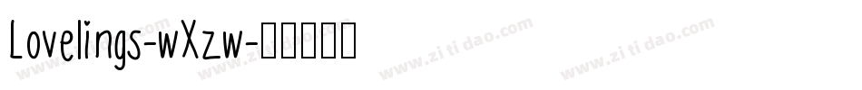 Lovelings-wXzw字体转换