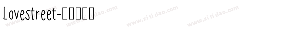 Lovestreet字体转换