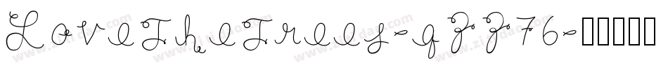 LoveTheTrees-qZZ76字体转换
