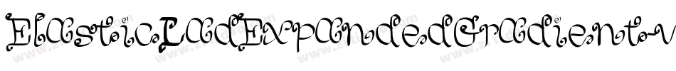 ElasticLadExpandedGradient-vmg89字体转换 ElasticLadExpandedGradient-vmg89字体转换