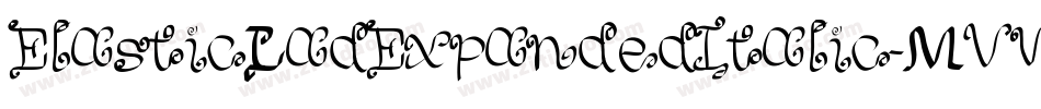 ElasticLadExpandedItalic-MVW6p字体转换