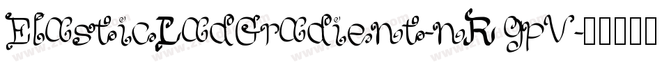 ElasticLadGradient-nRgpV字体转换