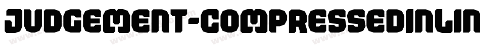 Judgement-CompressedInline字体转换